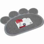 Comprar Alfombrilla de baño mpets paw - para gatos - 60x45cm - gris