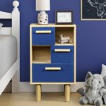 Comprar Almacenamiento con 2 puertas - madera de pino azul - lila