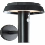 Comprar Aplique de exterior - brilliant - alvero - led y solar - detector de movimiento - metal y plástico - 4 w - negro