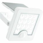 Comprar Aplique de exterior - brilliant - luton - led y solar - detector de movimiento - plástico y metal - 4 w - blanco