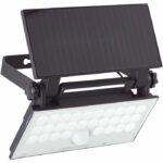 Comprar Aplique de exterior - brilliant - luton - led y solar - detector de movimiento - plástico y metal - 4 w - negro