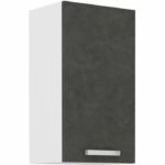 Comprar Armario alto con 1 puerta batiente - gris mate - l 40 x p 31