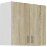 Comprar Armario alto sara - 2 puertas - decoración roble sonoma - l80xp31xh71