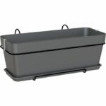 Comprar Artevasi - kit jardinera capri 50cm v2 antracita 50