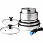 Comprar Arthur martin am2493 batería de cocina de 8 piezas - acero inoxidable - manija extraíble - todas las luces