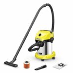 Comprar Aspirador de agua y polvo inalámbrico karcher wd 3-18 s v-17/20 - acero - 17 l - amarillo