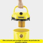 Comprar Aspirador en seco y húmedo karcher wd 2 plus v-15/4/18 c - depósito polipropileno 15 l - 1000w (función soplador)