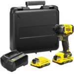 Comprar Atornillador de impacto - stanley fatmax v20 - sfmcf810d2k-qw - 170 nm brushless - litio 18v - 2 baterías 2ah