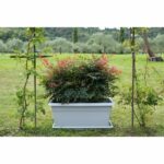 Comprar Bandeja de flores rectangular de mediterraneo - 110l - 100 cm - stone grey