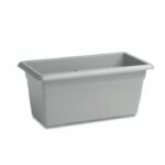 Comprar Bandeja de flores rectangular de mediterraneo - 110l - 100 cm - stone grey