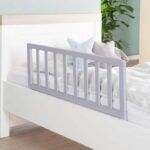 Comprar Barandilla de cama de madera 90 cm - roba - protección anticaída segura para bebés y niños - de 18 meses a 5 años - fácil montaje - gris