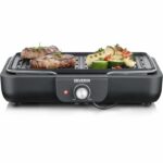 Comprar Barbacoa de mesa eléctrica - severin - pg8556 - plancha grill con placa antiadherente estriada