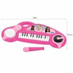 Comprar Barbie piano electrónico infantil con efectos de luz y micrófono