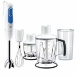 Comprar Batidora de mano braun mq3045wh con 2 picadores aperitivos - blanco y azul