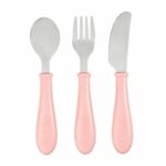 Comprar Beaba set de 3 cubiertos antiguos de acero inoxidable rosa