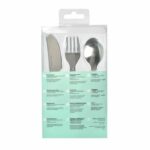 Comprar Beaba set de 3 cubiertos de acero inoxidable verde claro