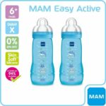 Comprar Biberón colorido mam easy active 2nd age - 330ml - a partir de 6 meses - flow teat x - juego de 2 - niño