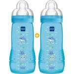 Comprar Biberón colorido mam easy active 2nd age - 330ml - a partir de 6 meses - flow teat x - juego de 2 - niño