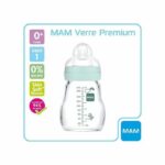 Comprar Biberón de vidrio mam - 170ml - azul - tetina flow 1