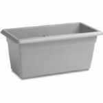 Comprar Bin de flores rectangular de mediterraneo - 60l - 80 cm - pmmastics - stone grey