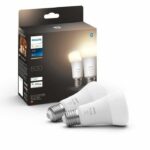 Comprar Bombillas led inteligentes philips hue white e27 - paquete de 2 compatibles con bluetooth