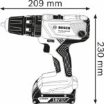 Comprar Bosch professional gsr 18 v percusión taladro de perforación + 1 batería 2.0ah + 1 4ah batería + gal charger en l case