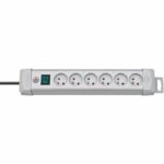 Comprar Brennenstuhl premium plus bloc multiprise gris 6 sockets 3m con interruptor