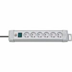 Comprar Brennenstuhl premium plus bloc multiprise gris 6 sockets 3m con interruptor