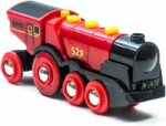 Comprar Brio world - 33592 - potente locomotora roja con baterías - juguete de madera