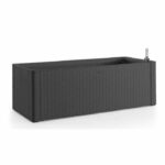 Comprar Caja de flores rectangular stefanplast natural delux - 100x43xh33cm - 90 + 6.5l en el almacenamiento - antracita