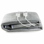 Comprar Calentador de cama eléctrico domo para 2 personas - 6 niveles de calor - promueve la relajación - polar de franela - 160x140 cm - gris