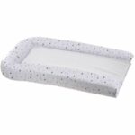 Comprar Cambiador domiva pvc + 2 esponjas removibles - blanco con estampado de estrellas