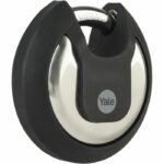 Comprar Candado de disco de acero inoxidable - yale - y130b/70/116/1 - 70 mm - arco protegido de acero cementado - 3 llaves