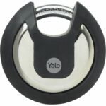 Comprar Candado de disco de acero inoxidable - yale - y130b/70/116/1 - 70 mm - arco protegido de acero cementado - 3 llaves