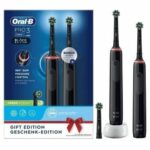 Comprar Cepillo de dientes eléctrico oral-b pro 3 3900 - juego de 2 - 2 mangos negros - 3 cabezales - diseñado por braun