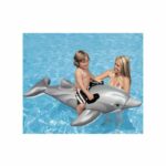 Comprar Colchón inflable de playa dolphin - mixto - 175 cm - para niños - gris y negro