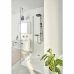 Comprar Columna de ducha con desviador manual - ahorro de agua - grohe vitalio comfort 250 - negro mate - 266982431