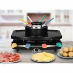 Comprar Continental edison fd12881 raclette y fondue 8 personas - negro