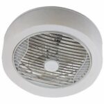 Comprar Corona de luz de aire - ventilador de techo blanco Ø40cm 95w con corona de iluminación led