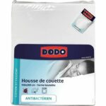 Comprar Cubierta de dudo dudo - 140x200 cm - algodón - antibacteriano - blanco - hecho en francia