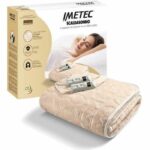 Comprar Cubrecolchón calefactable - imetec - calentador para cama de matrimonio 150 x 137 cm - 2 mandos con 2 temperaturas - lavable