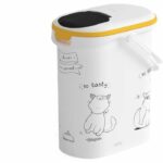 Comprar Curver contenedor de comida le diner se sirve - 4 kg - 10 l - blanco y negro - para gato