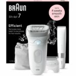 Comprar Depiladora eléctrica - braun - silk-épil 7 - depilación fácil - piel suave y duradera - 7-441 - blanco / plata