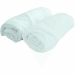 Comprar Doux nid juego de 2 sábanas ajustables blanco 60x120 cm