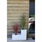 Comprar Eda plastique caja de flores cuadrada graphit up - 21 l - 29.5 x 29.5 x 29.5 cm - cerusie blanco