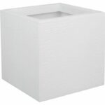 Comprar Eda plastique caja de flores cuadrada graphit up - 21 l - 29.5 x 29.5 x 29.5 cm - cerusie blanco