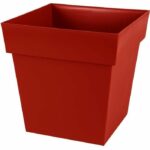 Comprar Eda toscana square flower pot - 39 x 39 x h 39 cm - 38 l - ruby rojo