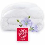 Comprar Edredón 220x240 cm dodo champs de lin - cálido - 450g/m² - edredón para 2 personas - suave y cálido - antiácaros antibacteriano - blanco