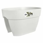 Comprar Elho - maceta - vibia campana flower bridge 40 - blanco seda - balcón exterior - l 26 x an 39 x al 22 cm