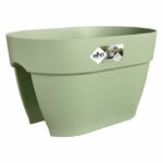 Comprar Elho - maceta - vibia campana flower bridge 40 - verde pistacho - balcón exterior - l 26 x an 39 x al 22 cm